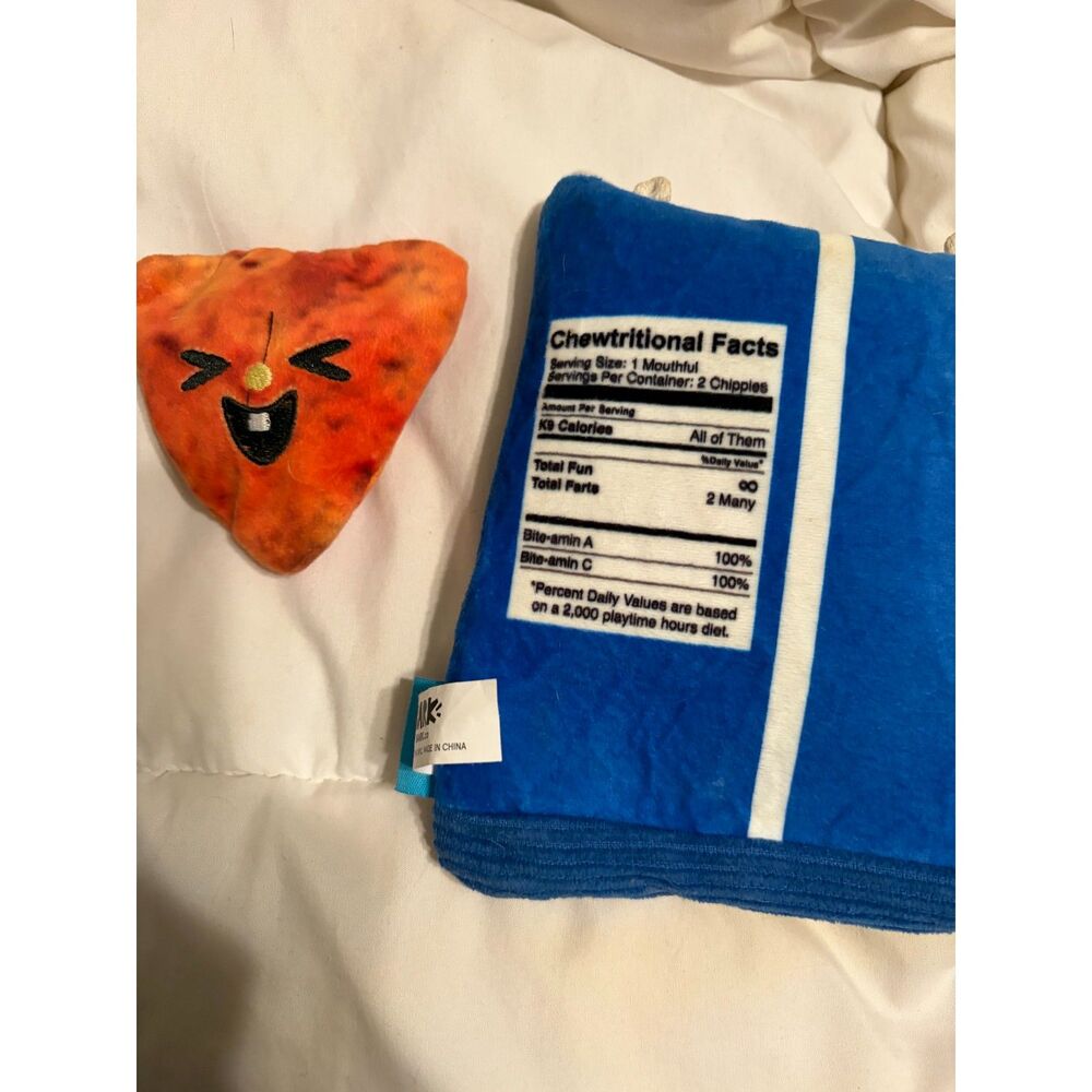 BARK “Barkitos Drool Ranch” Dog Toy Set – Chip Bag + Squeaky Chip Plush - Picture 2 of 3